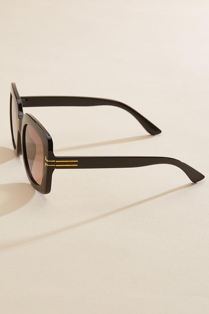 Versona oversized square sunglasses BLACK