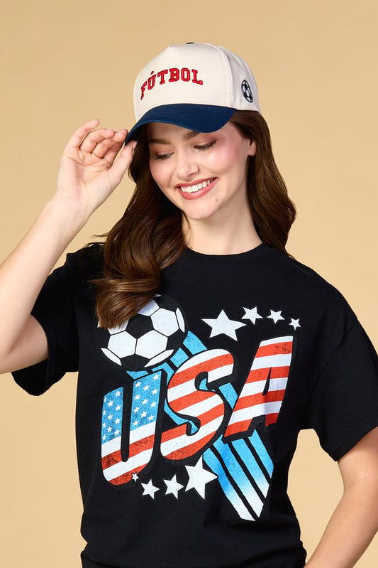 Versona futbol trucker hat NAVY