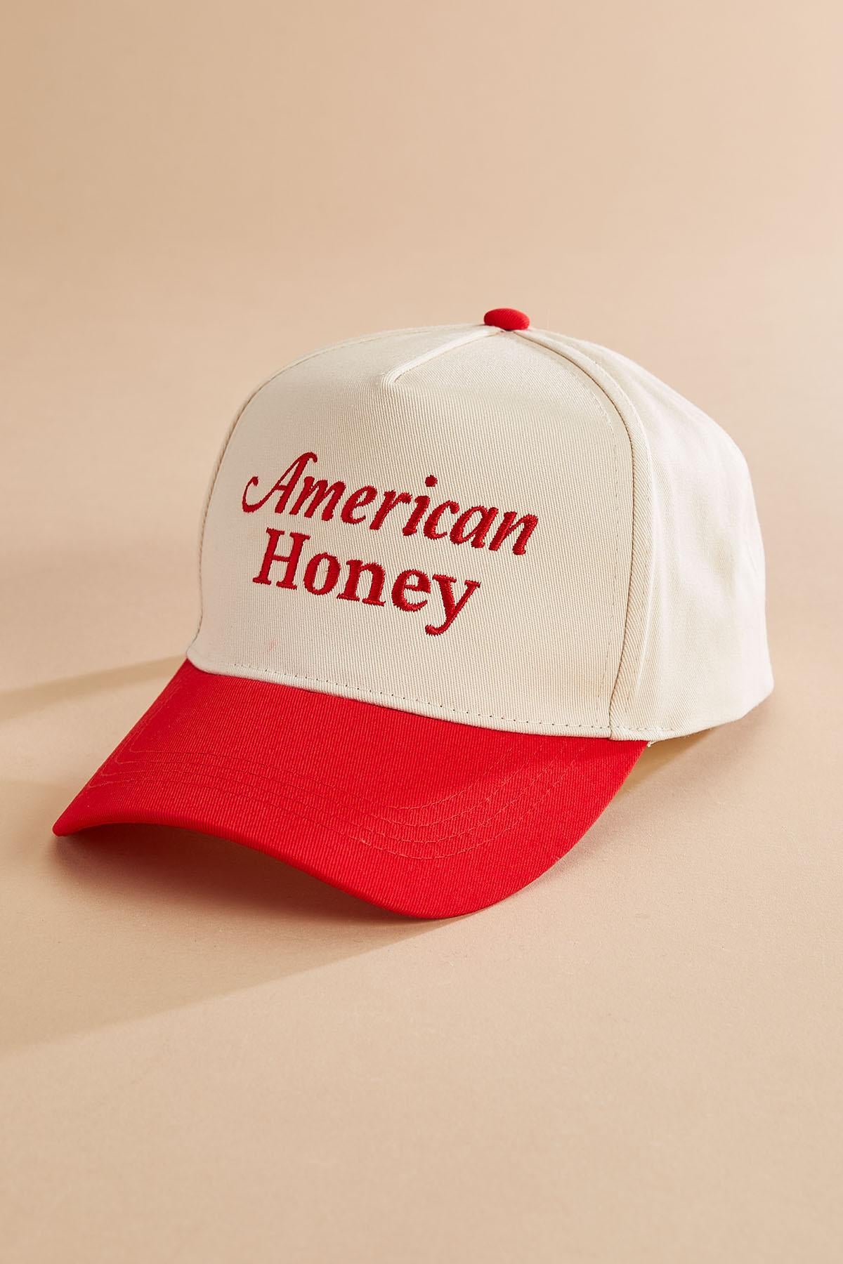 Versona american honey trucker hat RED