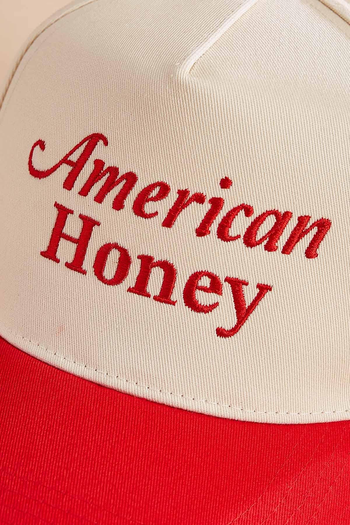 Versona american honey trucker hat RED