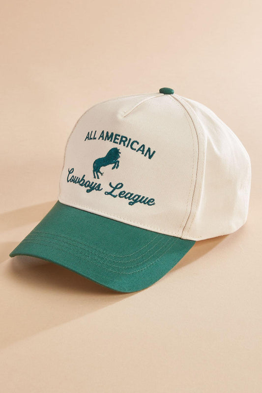 Versona all american cowboys league hat GREEN