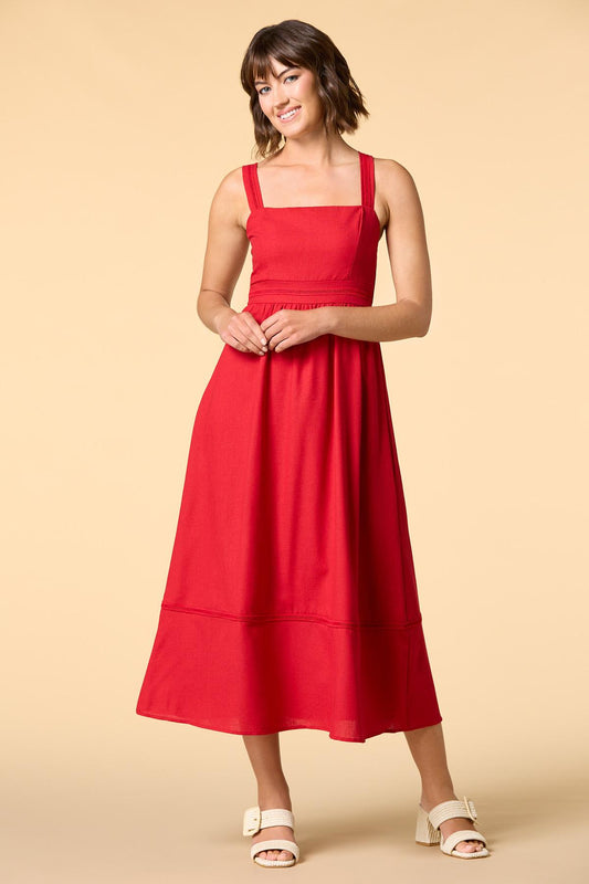 Versona cherry on top maxi dress RED