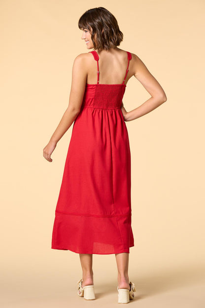 Versona cherry on top maxi dress RED
