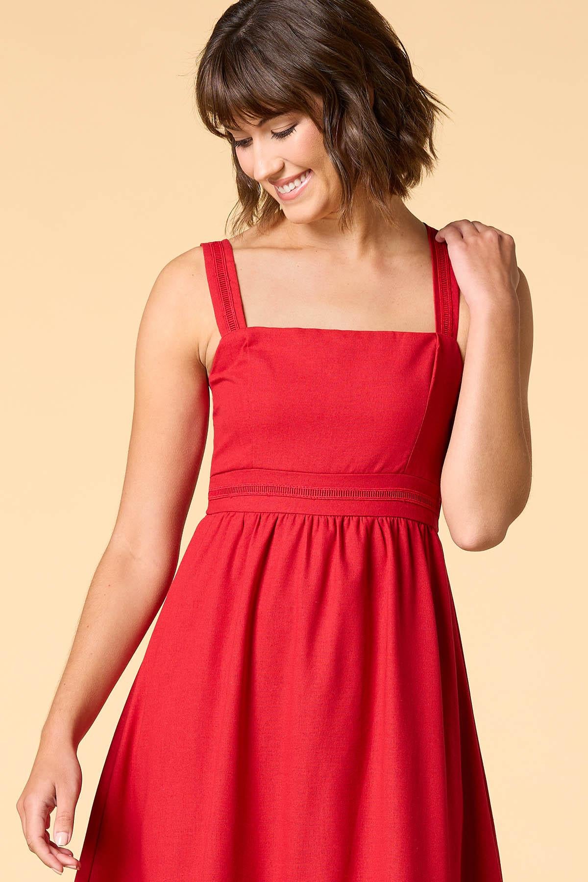 Versona cherry on top maxi dress RED
