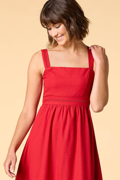 Versona cherry on top maxi dress RED
