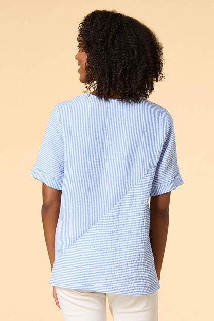 Versona good directions top BLUE
