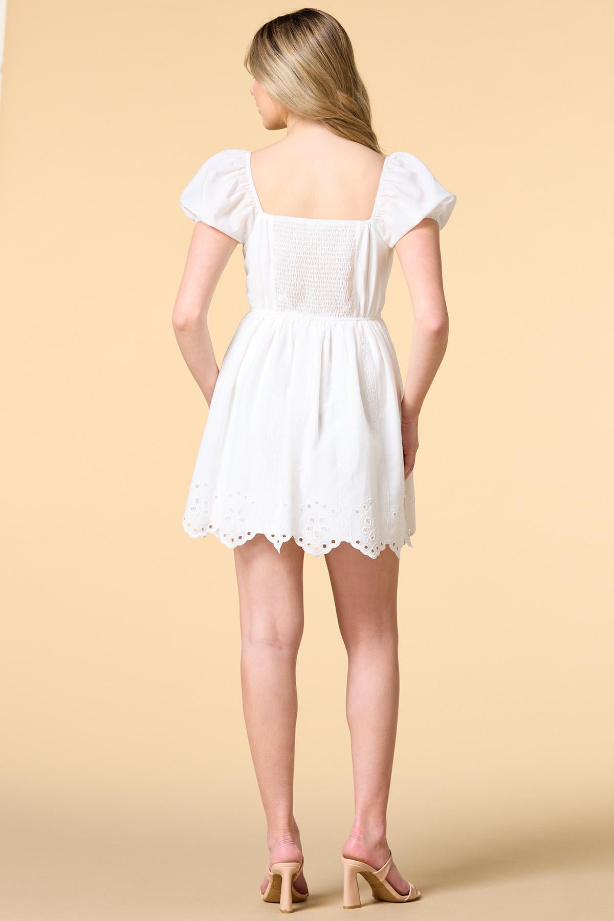 Versona just like heaven dress WHITE