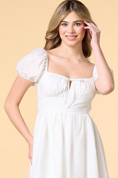 Versona just like heaven dress WHITE