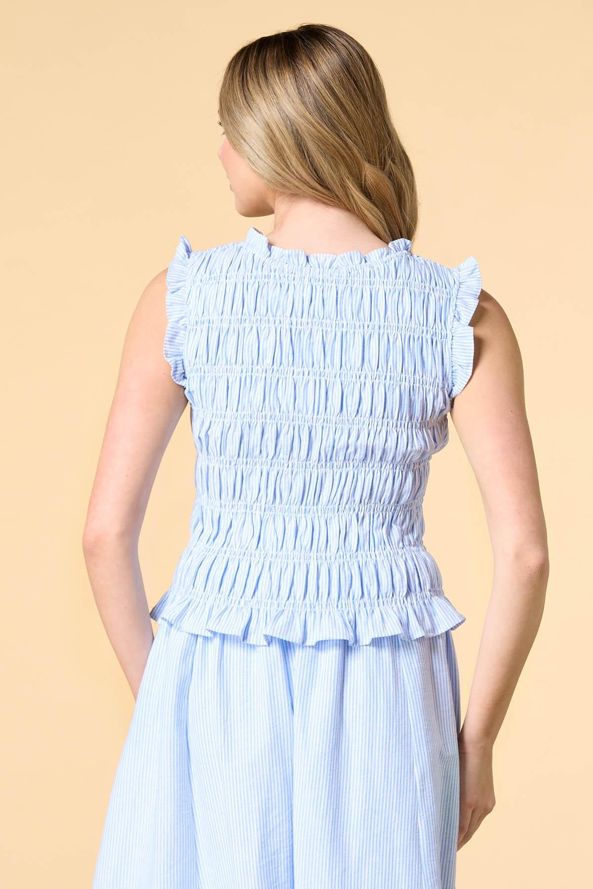Versona between the lines top BLUE
