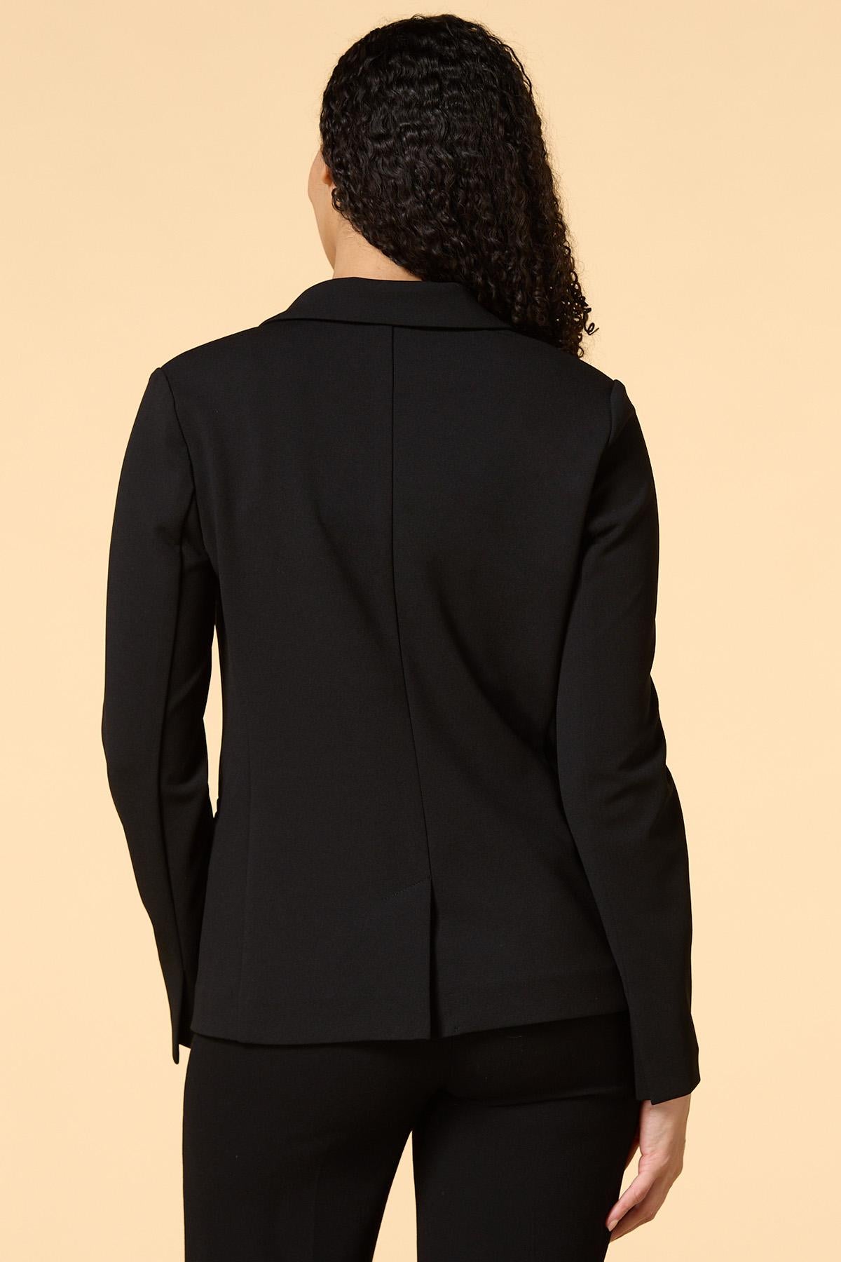Versona office culture crepe blazer WHITE_ALYSSUM