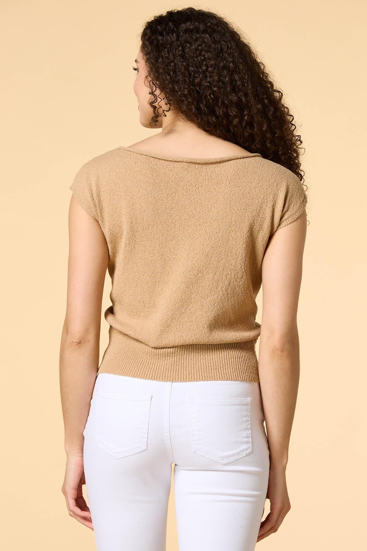 Versona sandy feet sweater TAN