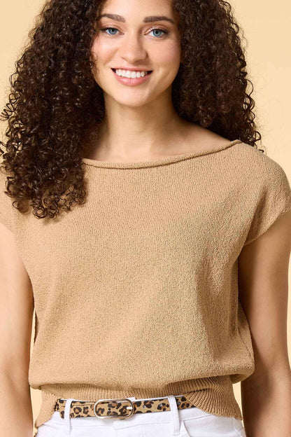 Versona sandy feet sweater TAN