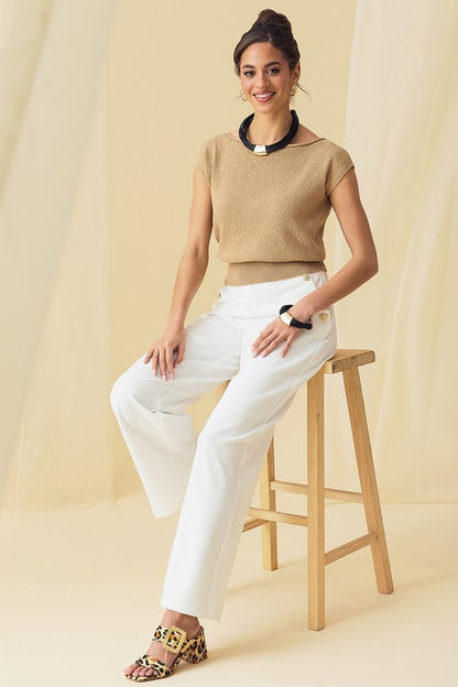 Versona smooth sailing pants DEMITASSE