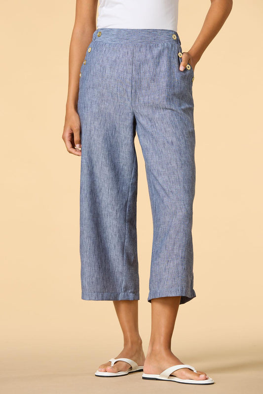 Versona come sail away cropped pants NAVY