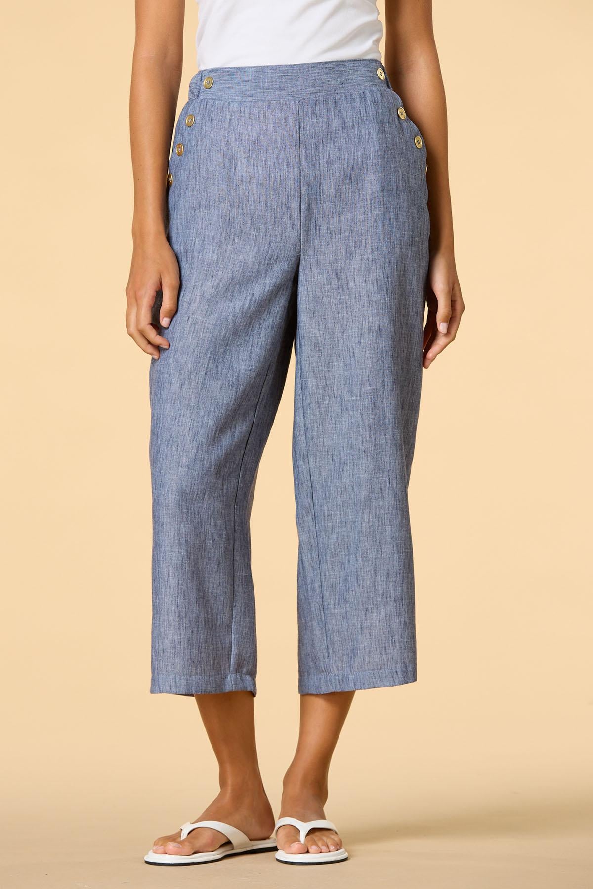 Versona come sail away cropped pants NAVY