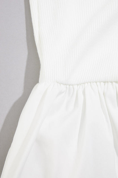Versona cache off shoulder maxi dress BRIGHT_WHITE
