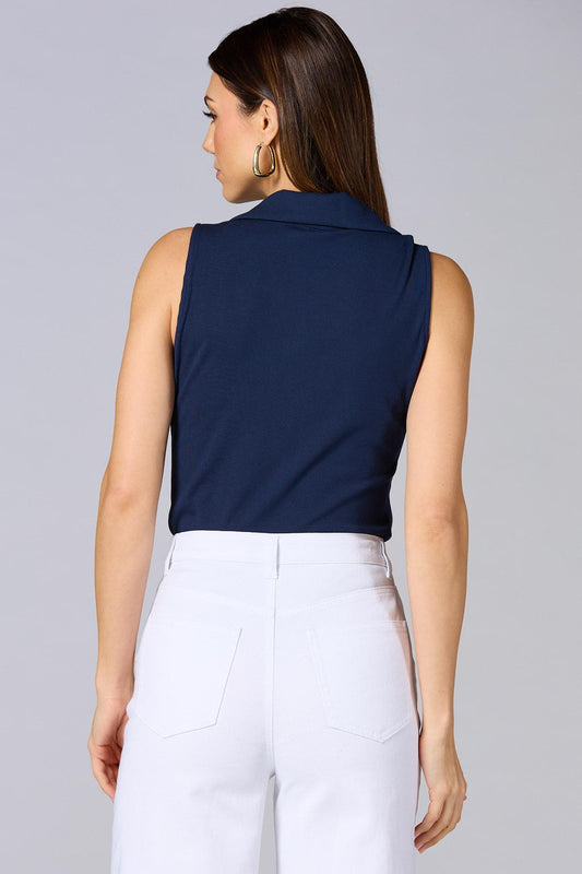 Versona cache modal polo tank NAVY_BLAZER