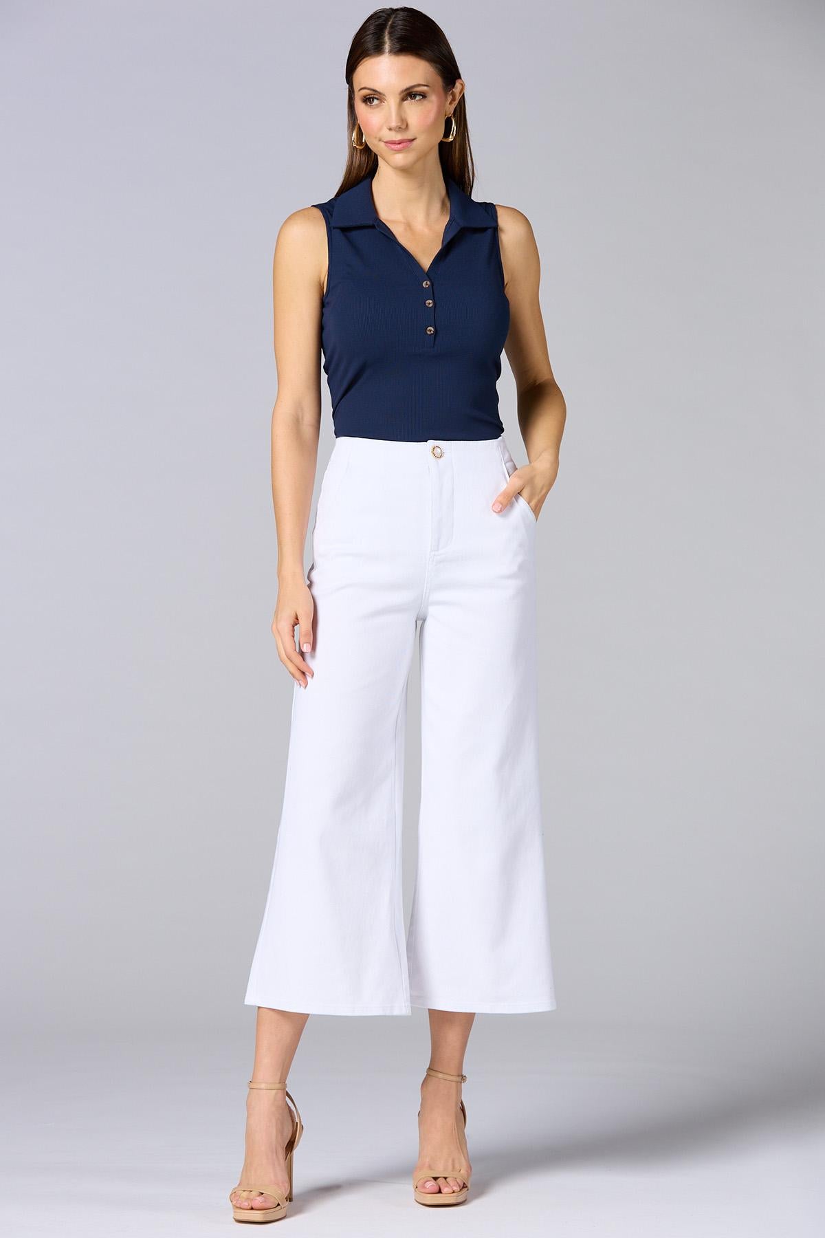 Versona cache modal polo tank NAVY_BLAZER