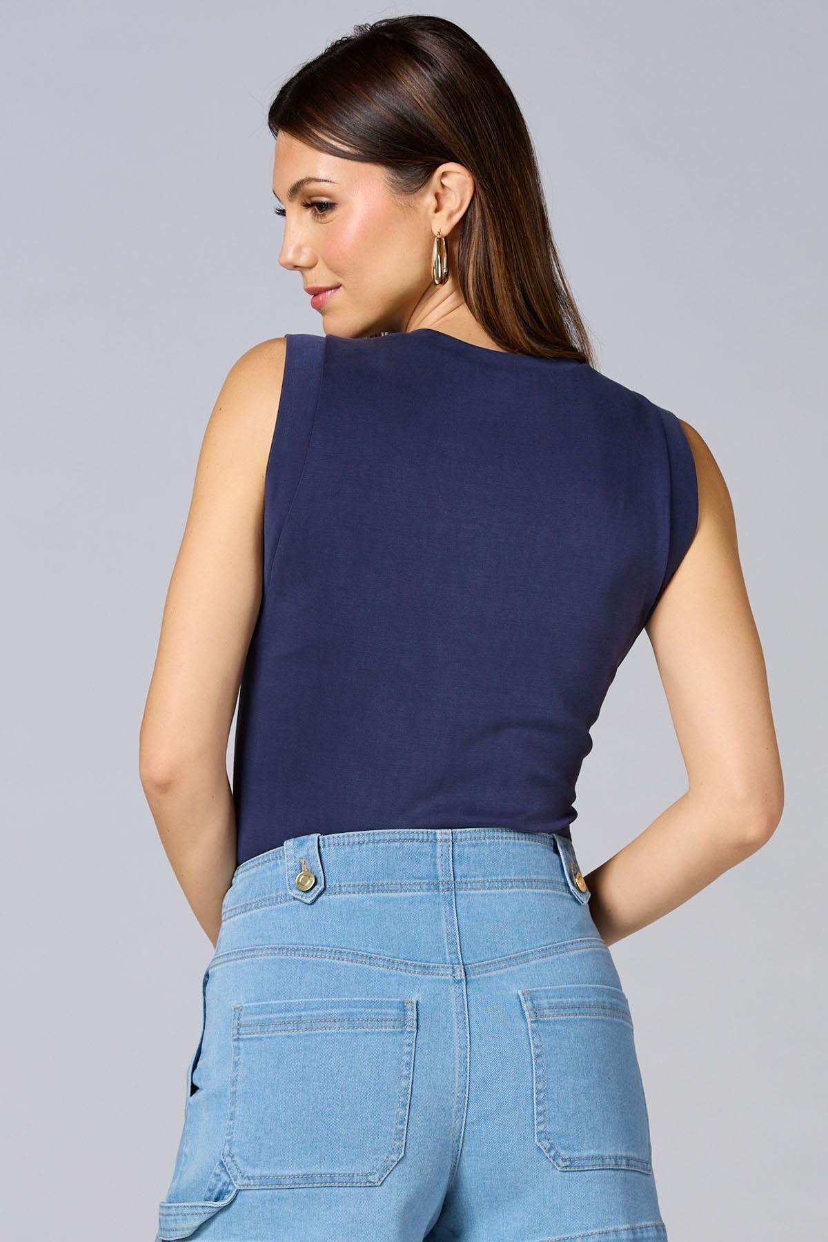Versona cache button shoulder scuba tank NAVY_BLAZER