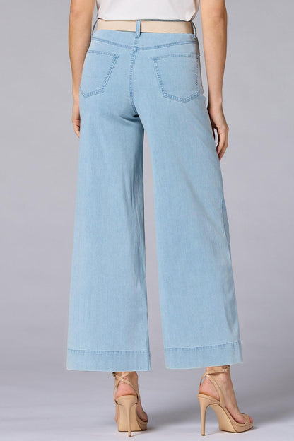 Versona cache denim trousers LIGHT_WASH_DENIM