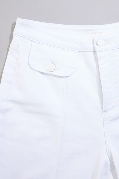 Versona cache flared white jeans WHITE_DENIM