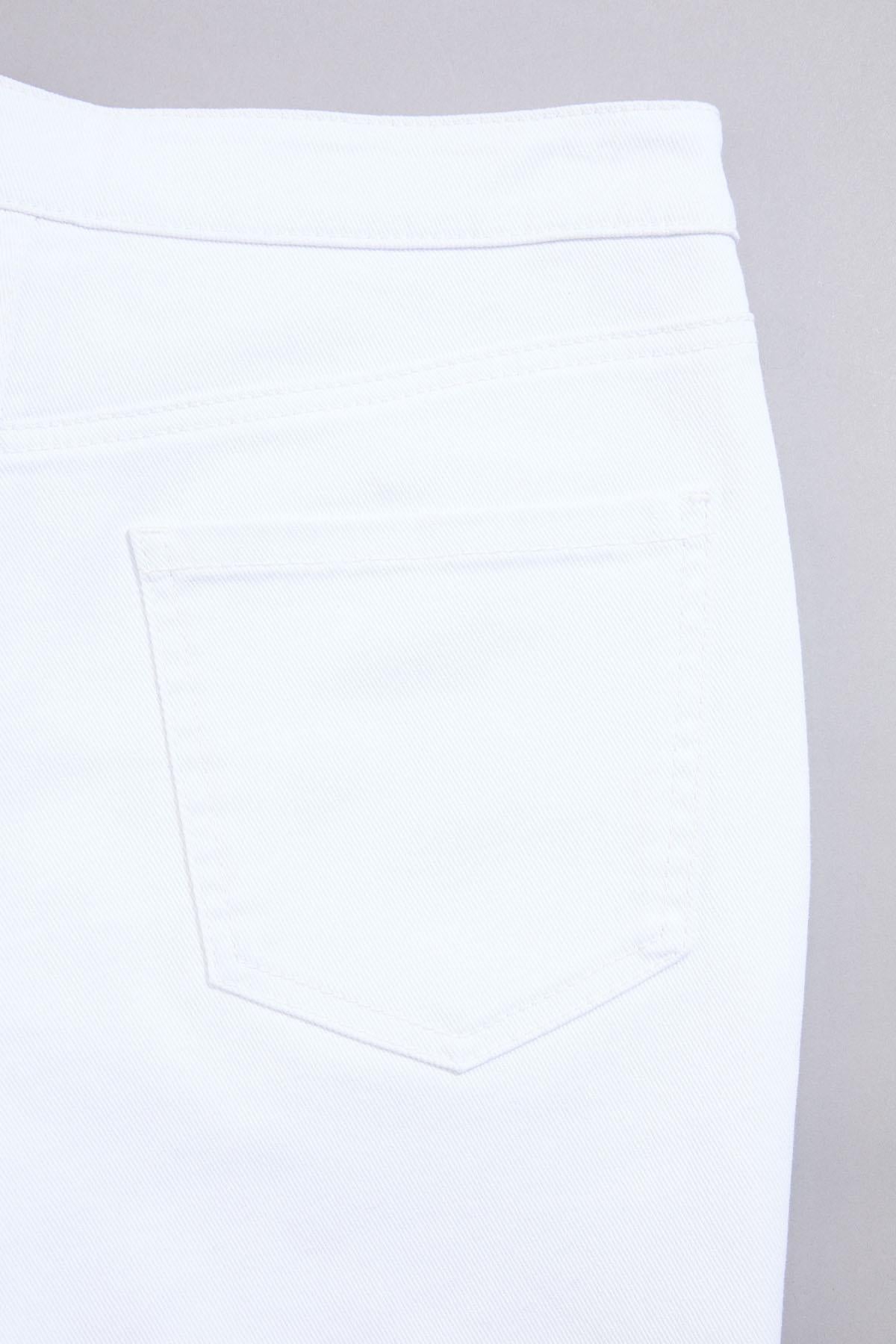 Versona cache flared white jeans WHITE_DENIM