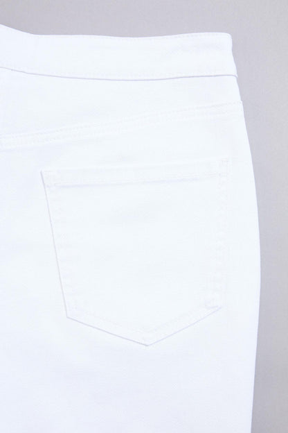 Versona cache flared white jeans WHITE_DENIM