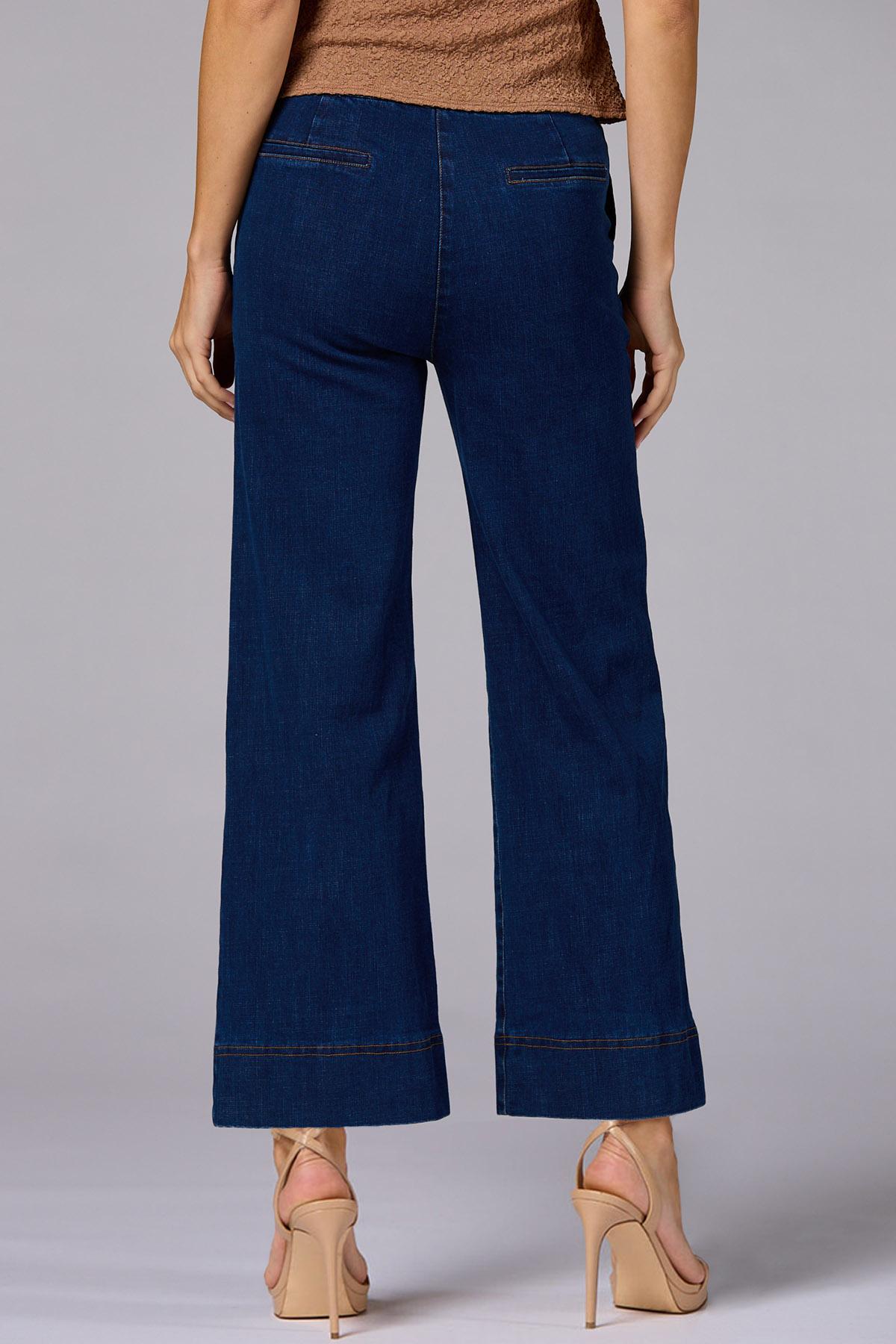 Versona cache dark wash wide leg jeans