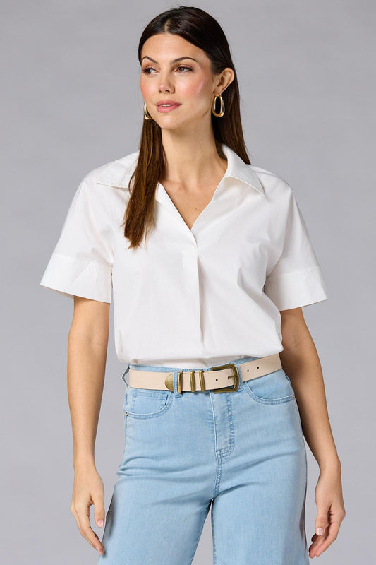Versona cache poplin popover top BRIGHT_WHITE