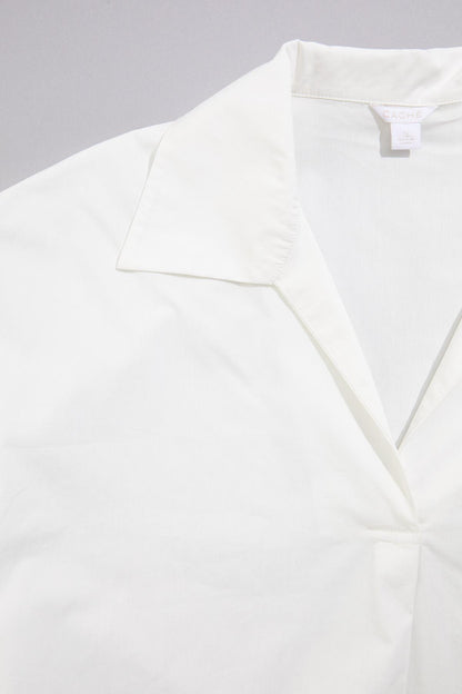 Versona cache poplin popover top BRIGHT_WHITE