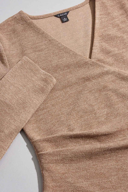 Versona cache wrap front top BROWN