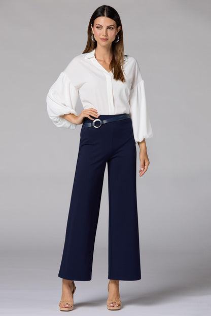 Versona cache puffy sleeve blouse IVORY