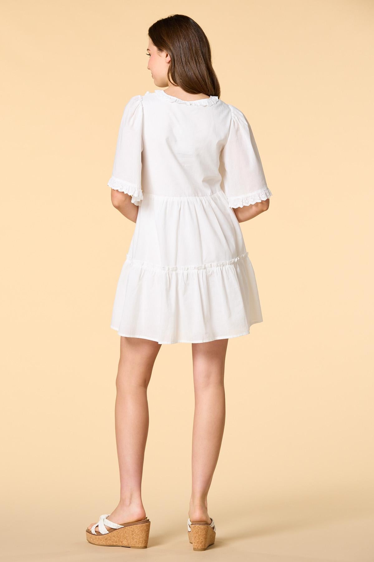 Versona little angel dress BRIGHT_WHITE