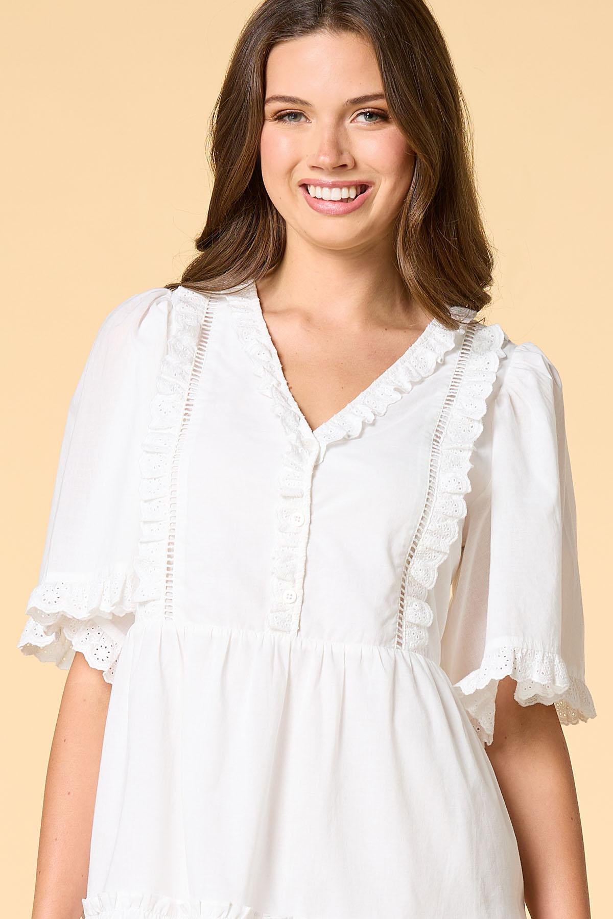 Versona little angel dress BRIGHT_WHITE