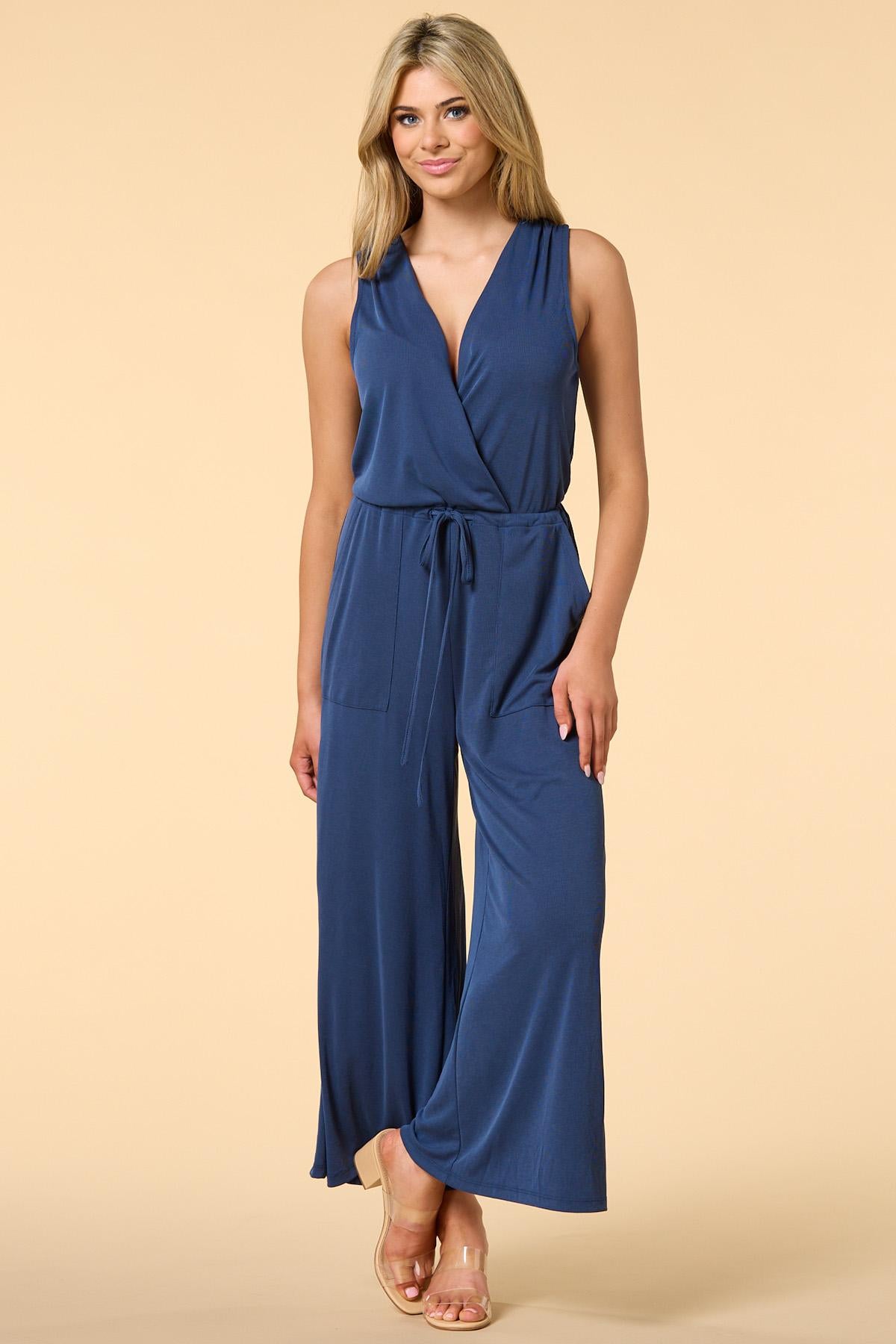 Versona wrap it up jumpsuit NAVY