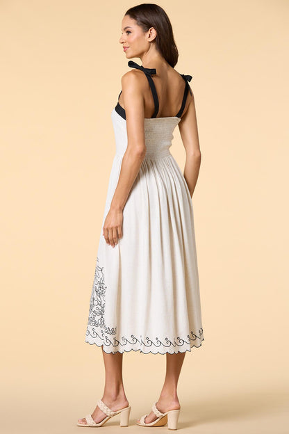 Versona change the ending midi dress NATURAL