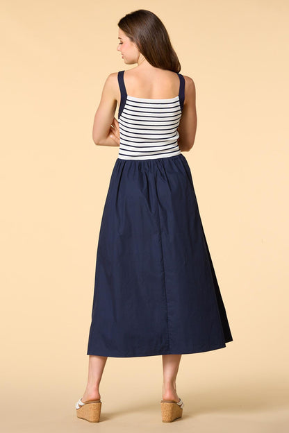 Versona deep blue sea maxi dress NAVY_MULTI