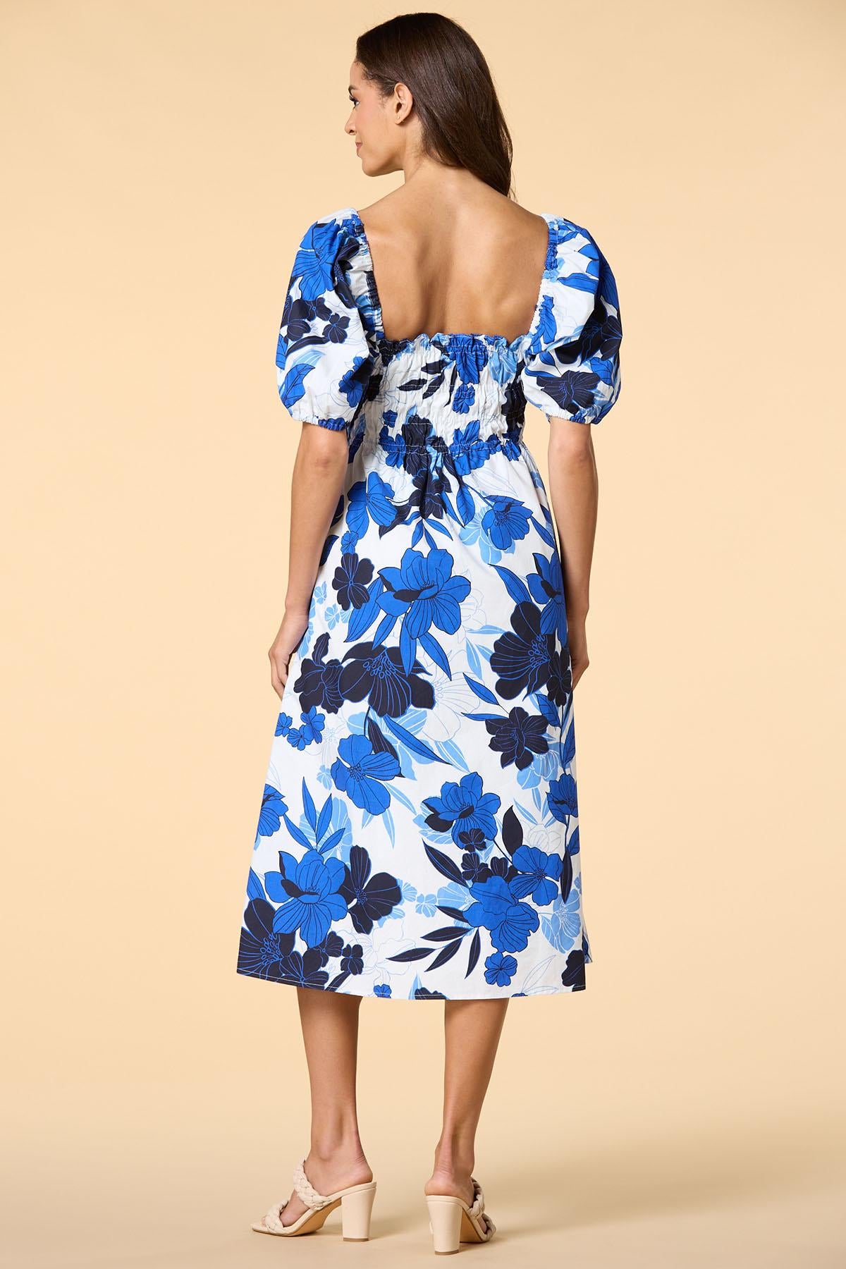 Versona violets are blue maxi dress BLUE_MULTI