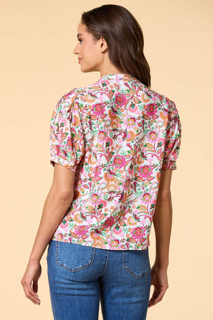 Versona bright blooms top MULTI
