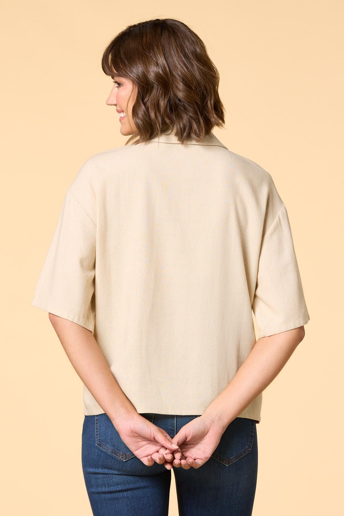 Versona round the campfire shirt TORTOISE_SHELL