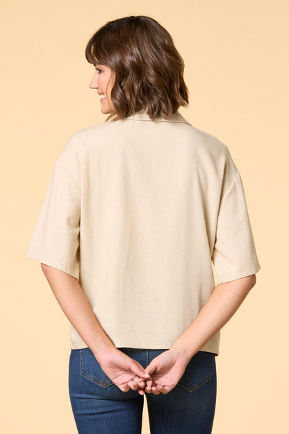 Versona round the campfire shirt TORTOISE_SHELL