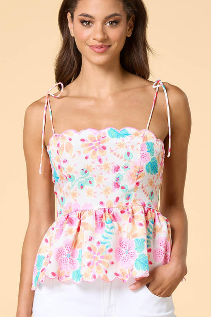 Versona pretty in paradise tank MULTI