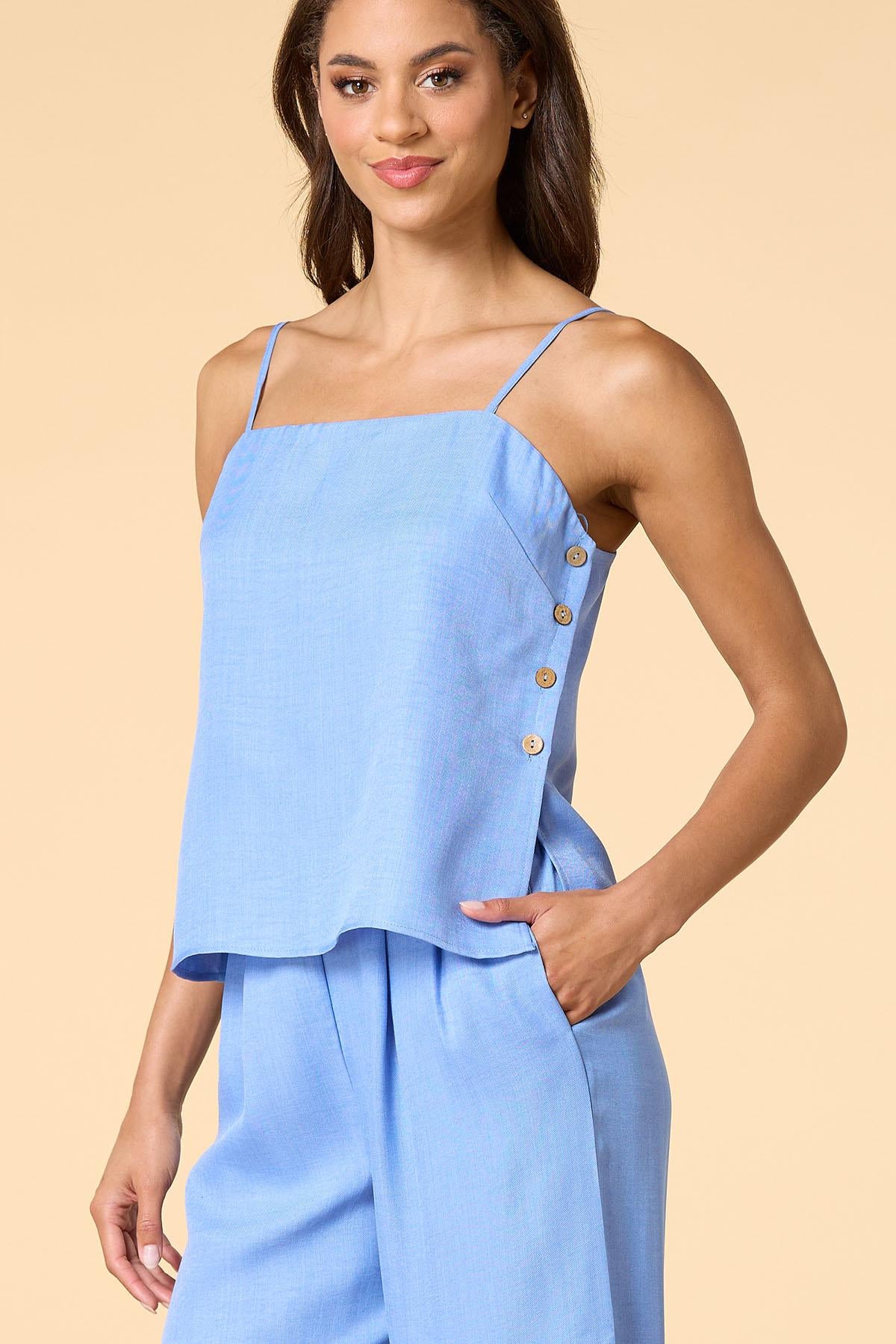 Versona reach for the sky tank BLUE