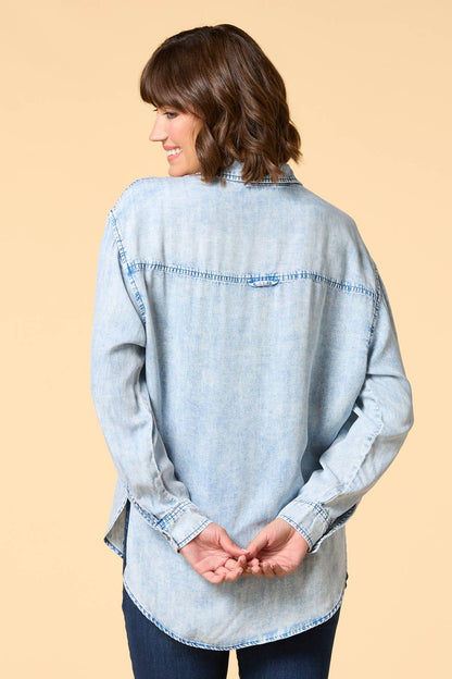 Versona in a good light chambray shirt MEDIUM_WASH_DENIM