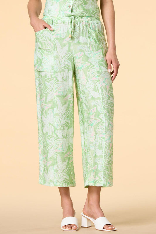 Versona leaf it to me pants GREEN_MULTI