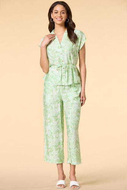 Versona leaf it to me pants GREEN_MULTI