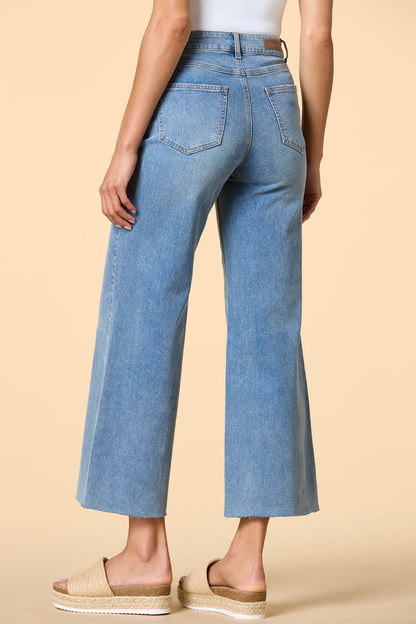 Versona told you sew embroidered jeans LIGHT_WASH_DENIM