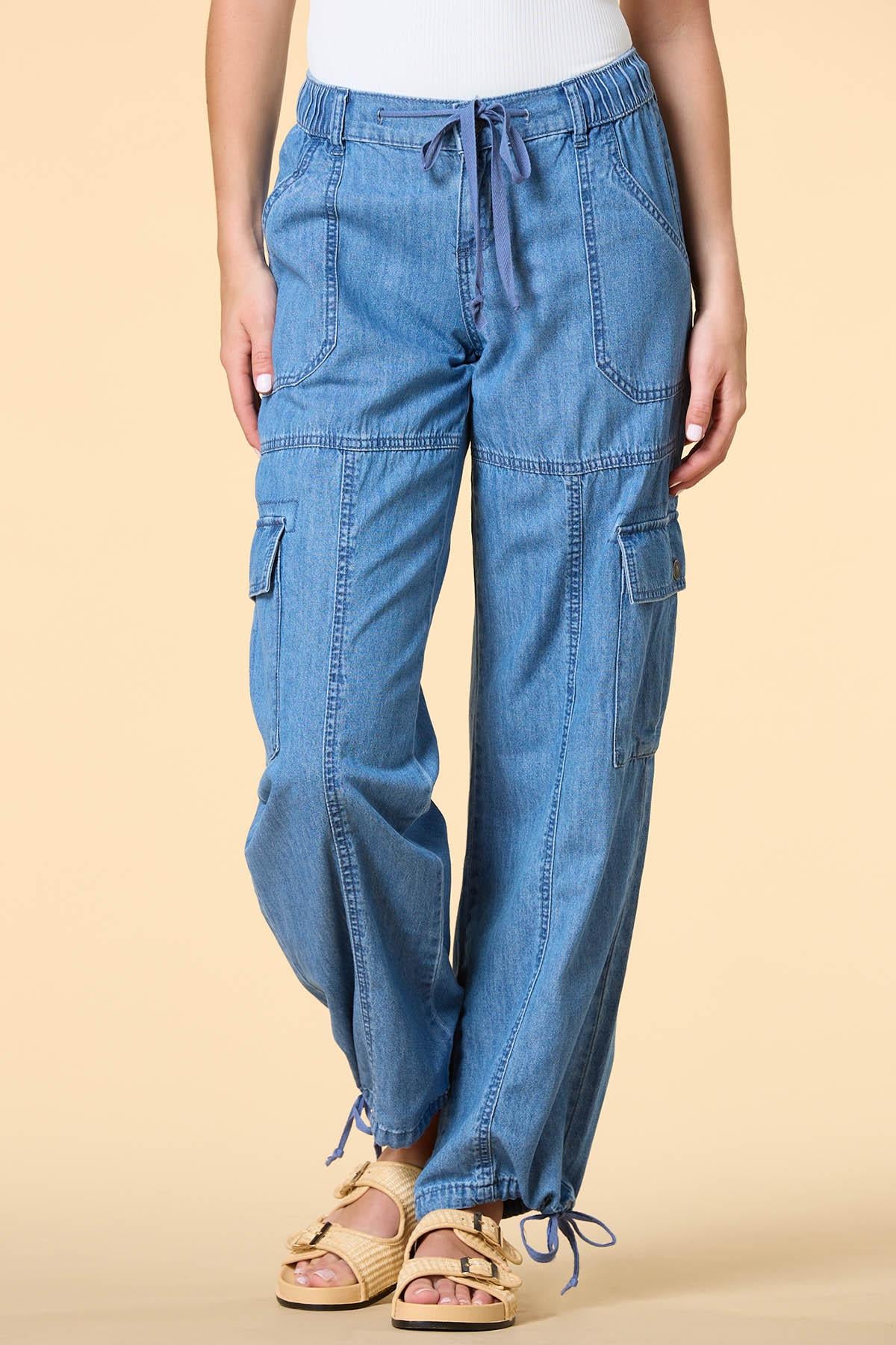 Versona low key cargo jeans MEDIUM_WASH_DENIM