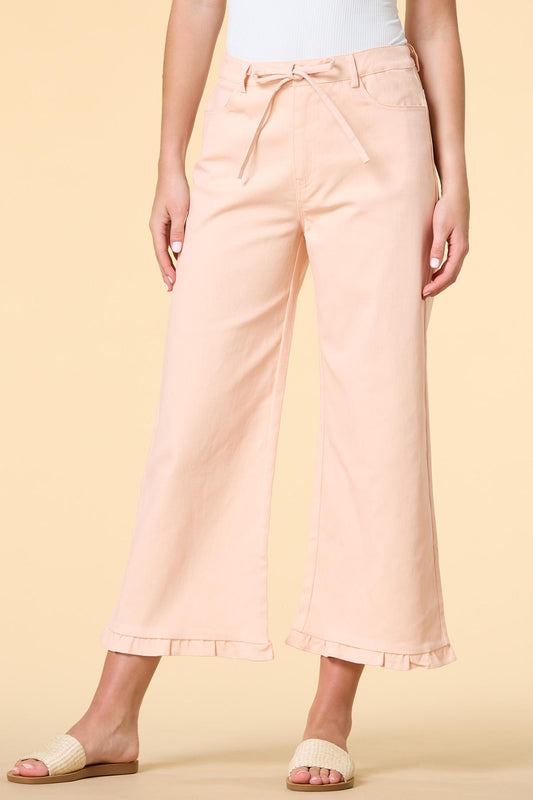 Versona peachy queen twill pants PINK