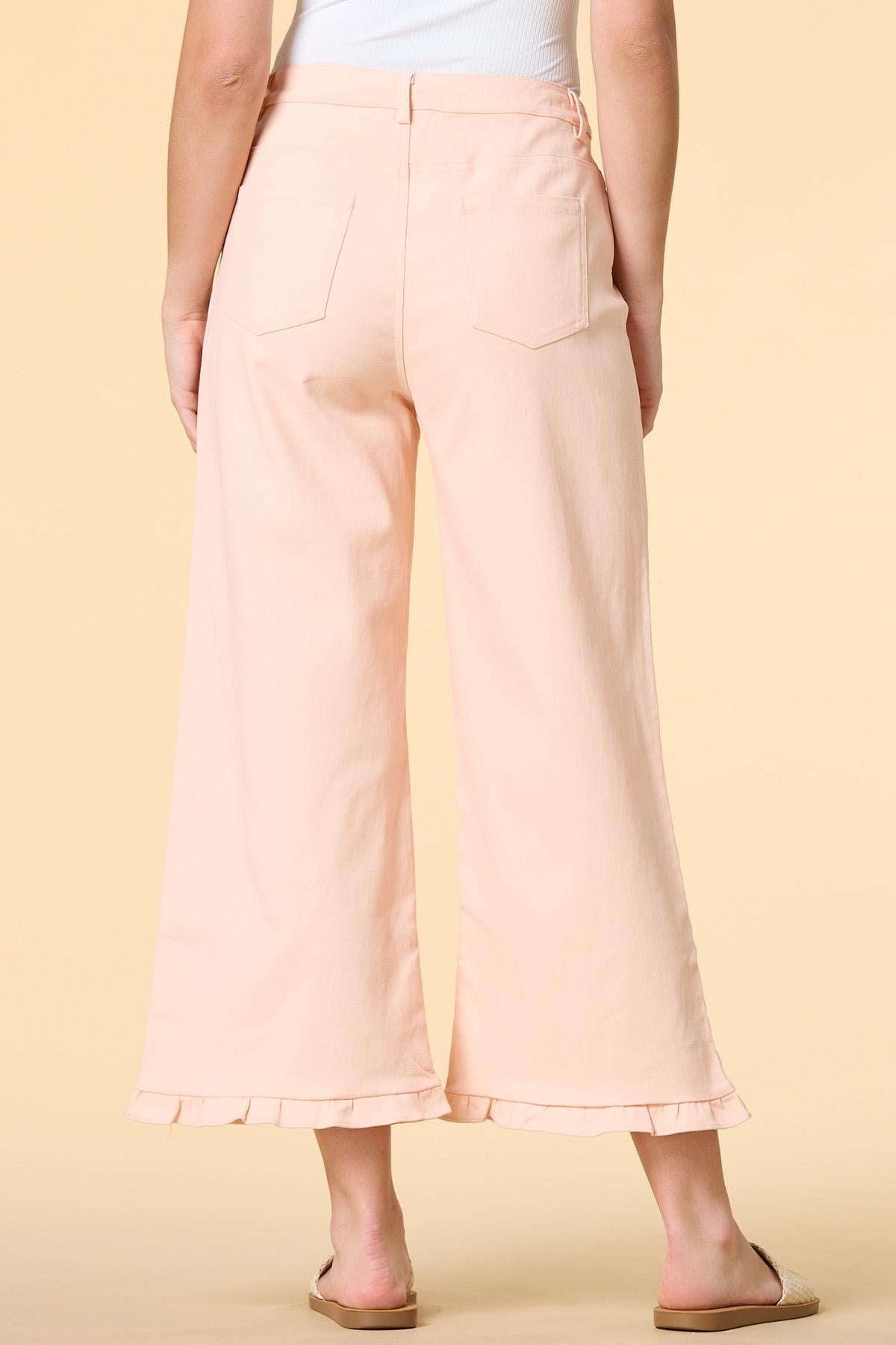 Versona peachy queen twill pants PINK
